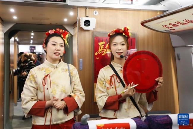 “高铁流动博物馆”G848次列车开行