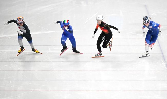 王欣然晋级500米1/4决赛 中国速滑新星闪耀米兰