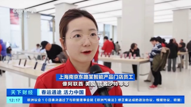 融入春运大潮 外国游客沉浸式感受中国年味