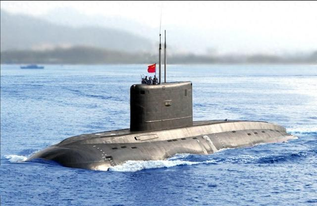 中国“大洋黑洞”打开艇艏水平舵 潜艇设计大门道