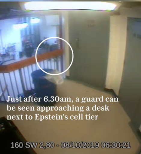 爱泼斯坦尸体最先被送早餐狱警发现