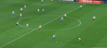 马竞4比0巴萨 国王杯半决赛占先机