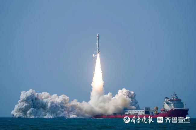 捷龙三号遥九一箭七星放射到手 高出山海箭指银河