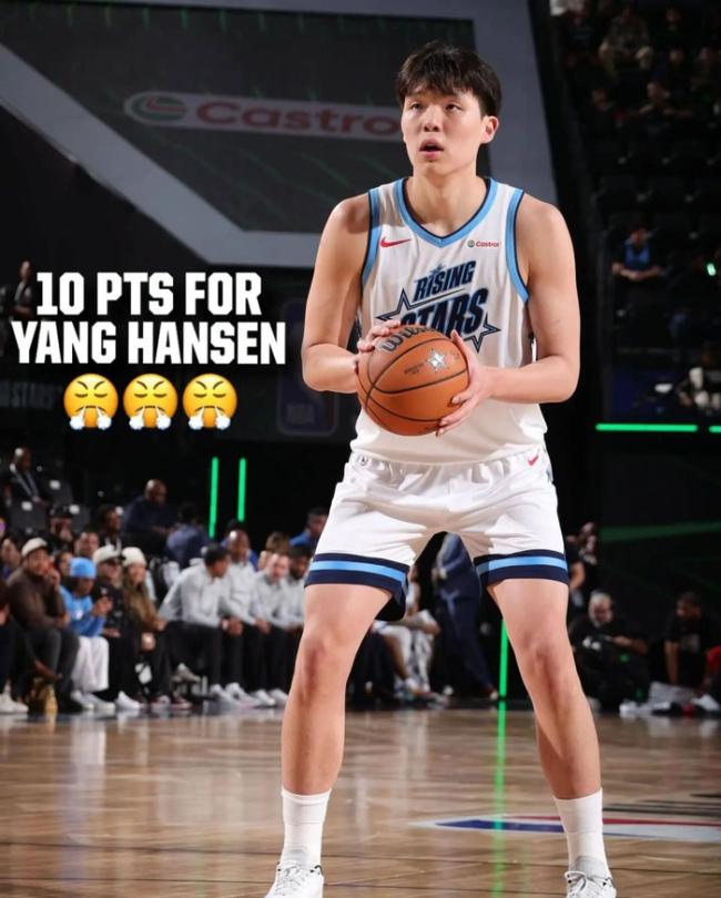 杨瀚森的赛季新高，是对位克林根 展现双塔威力