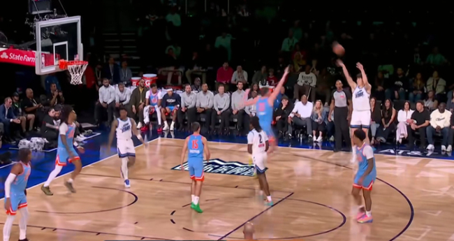 杨瀚森的赛季新高，是对位克林根 展现双塔威力