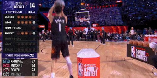 利拉德复出即夺冠 三分大赛三冠王