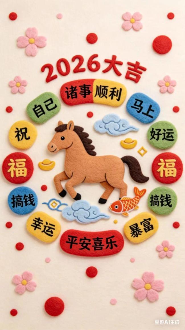 马年祝福 新春快乐万事顺