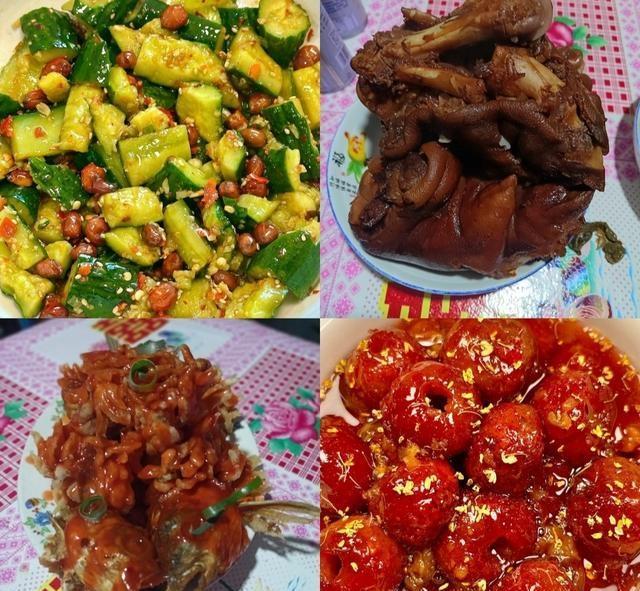 网友晒年夜饭时桌子“炸了” 极简版年夜饭引发热议