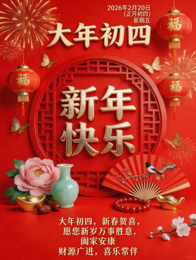 大年初四金马踏岁添福禄