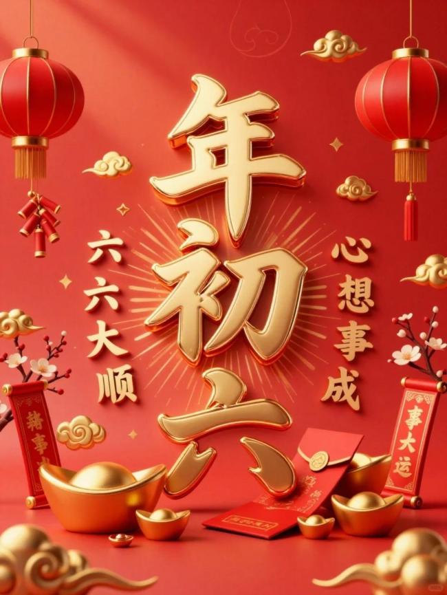 正月初六送穷神 迎福星好运来