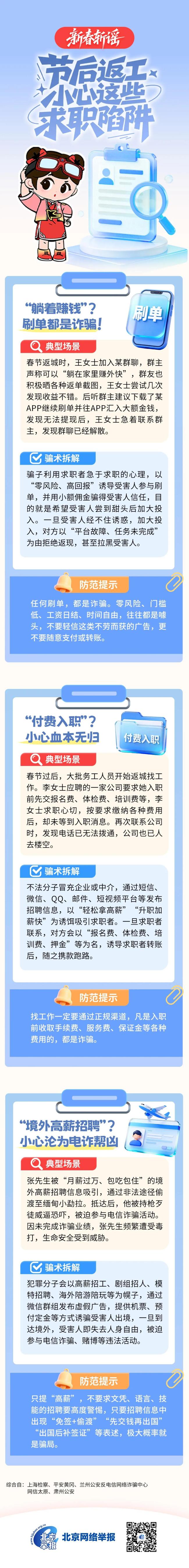 节后返工小心这些求职陷阱 警惕“躺着赚钱”骗局