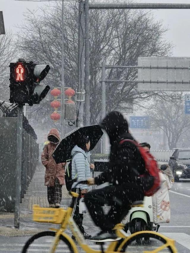 北京飘雪 瑞雪兆丰年的既视感有了 京城迎来初雪美景