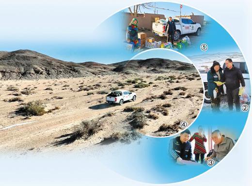 牧民开叉车送娃返校 极端天气下的无奈选择