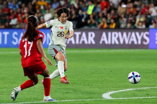 中国女足亚洲杯首战2比0胜孟加拉 进攻端仍需提升