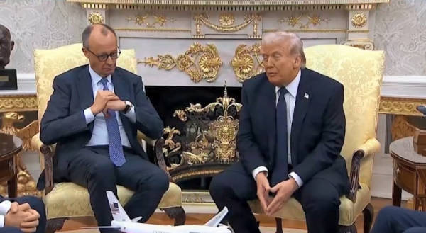 坐视特朗普痛骂西班牙？默茨辩护：私下劝过，不想当众火上浇油 默茨尴尬回应