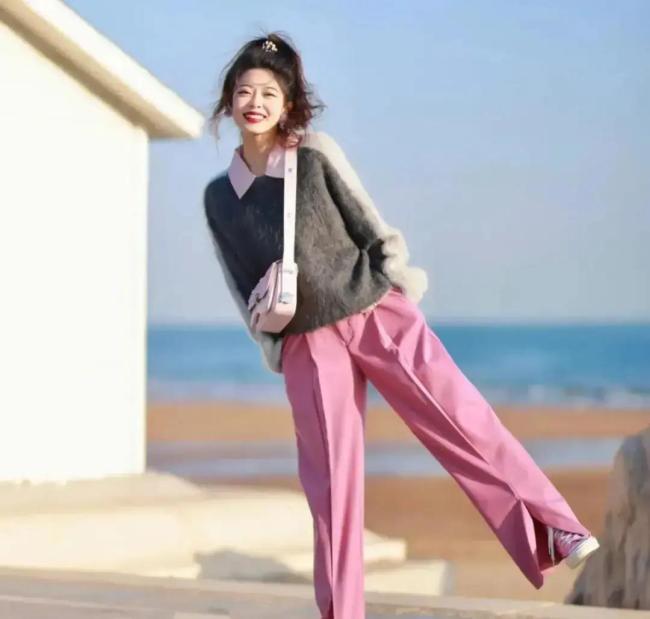 春季彩色毛衣搭配技巧 四种风格随心切换