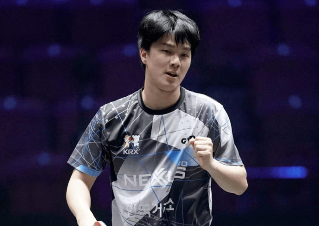 安宰贤晋级WTT重庆冠军赛男单16强