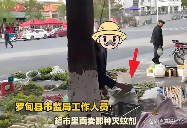 商贩喷灭蚊剂在蔬菜 市监局销毁首违不罚 食品安全引关注