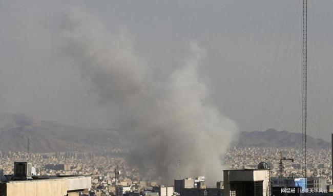 美以猛轰德黑兰 令天空变色