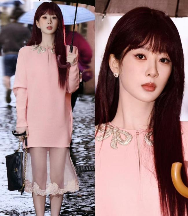 杨紫在罗马一眼认出粉丝 展现职业智慧