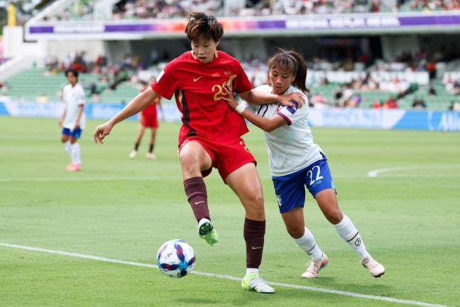 中国女足苦战过关 完成小目标 收获世界杯门票