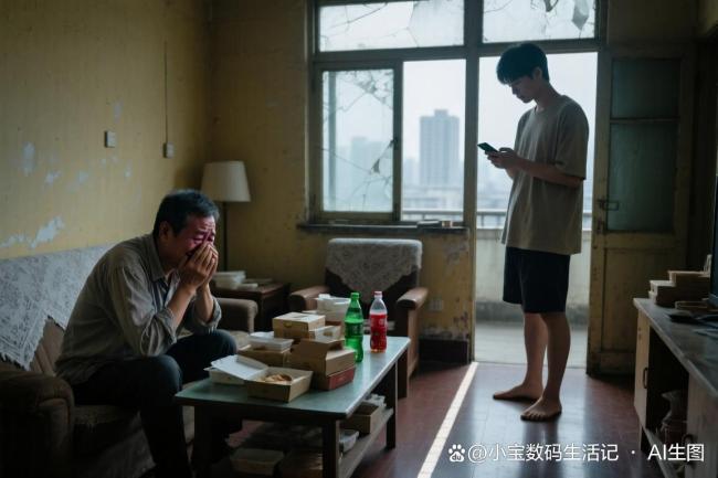 25岁儿子回应毕业不工作急哭父亲