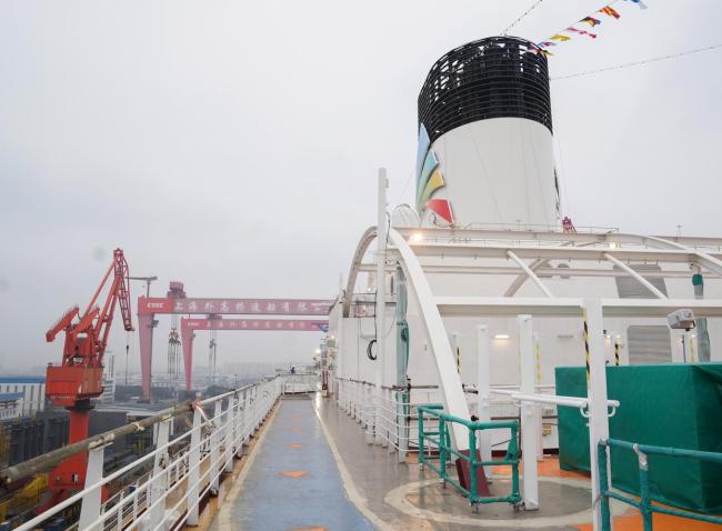 第二艘国产大型邮轮计划3月20日出坞