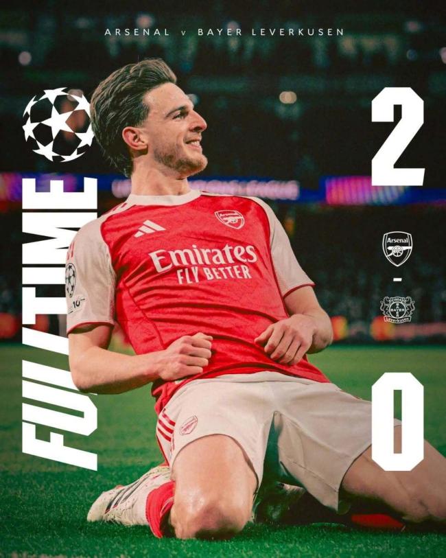 阿森纳晋级欧冠八强