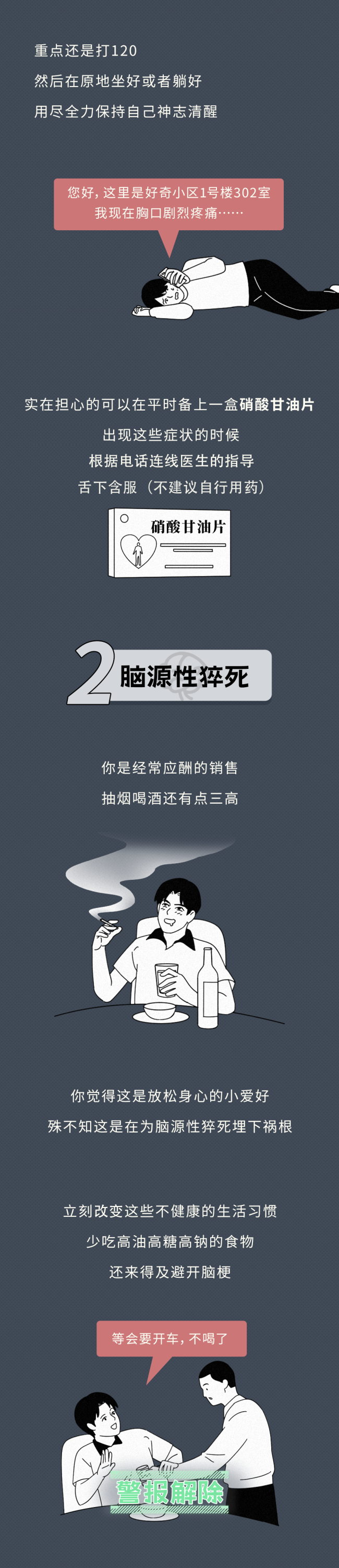 猝死前1小时身体发出预警 警惕这些信号