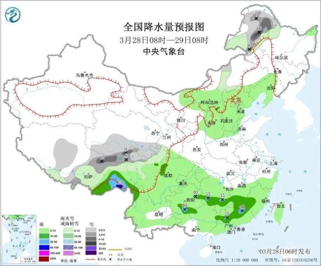 多地将有较强降雨过程