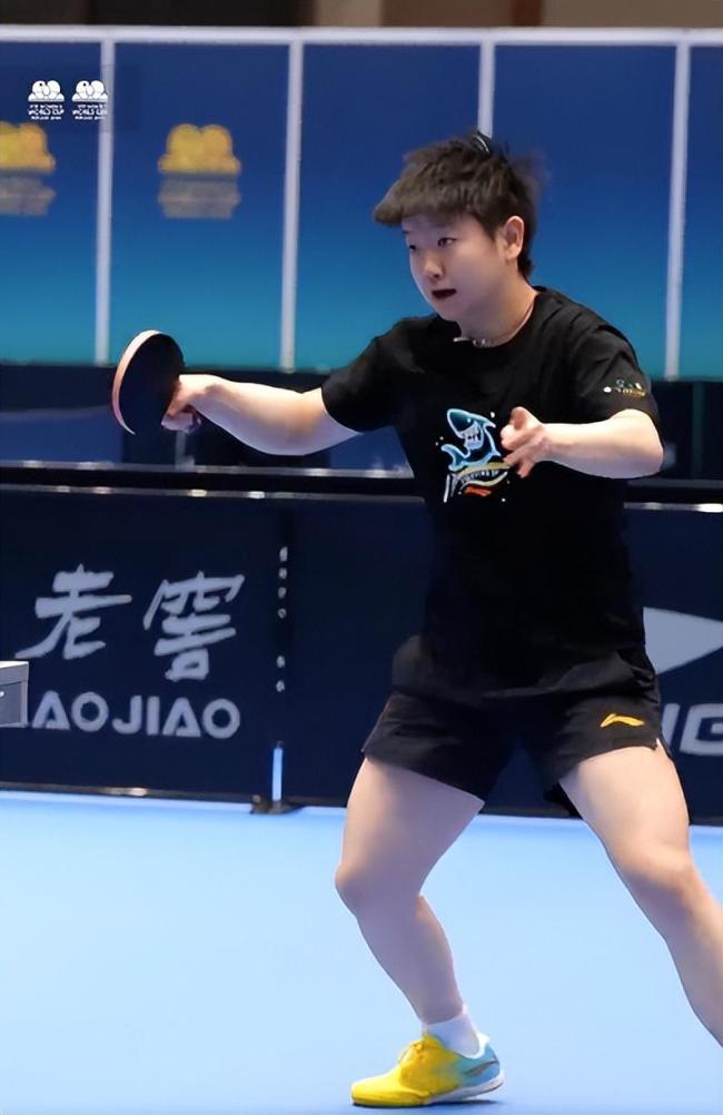 孙颖莎全力冲刺世界杯