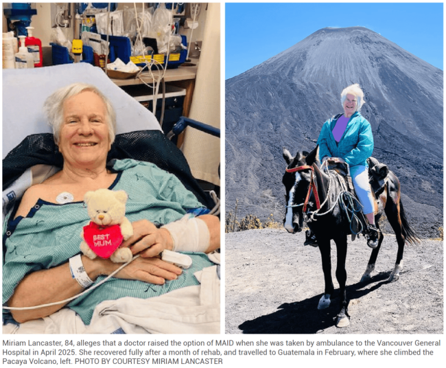 国外84岁女性背痛被医生建议安乐死