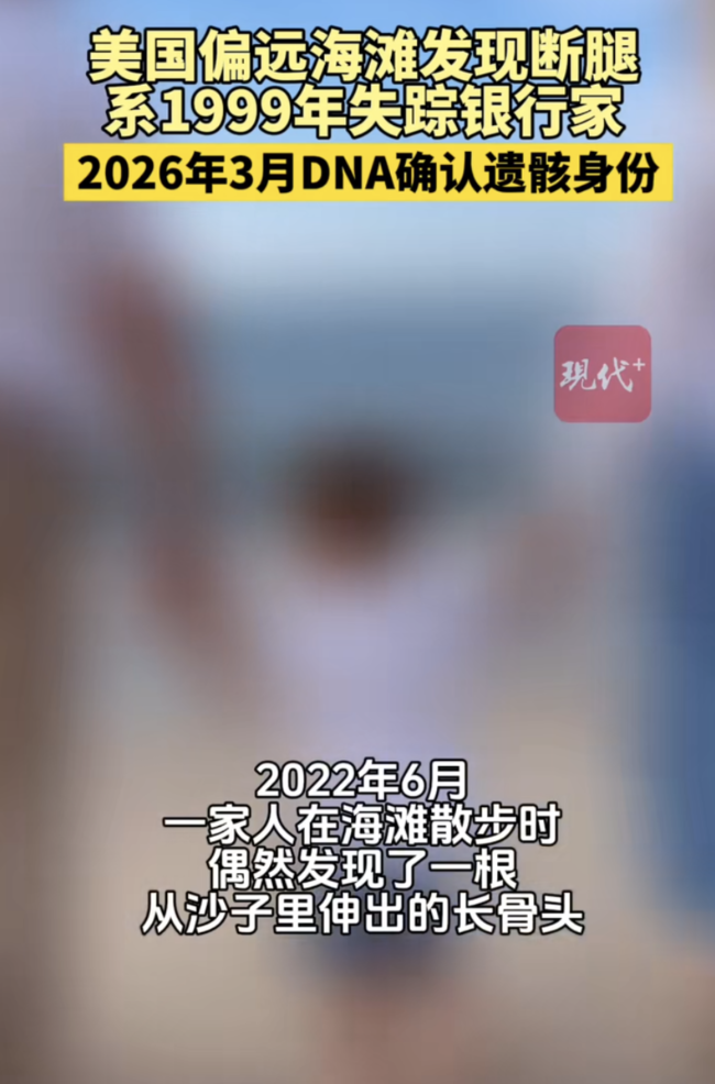 美海滩腿骨系1999年失踪银行家