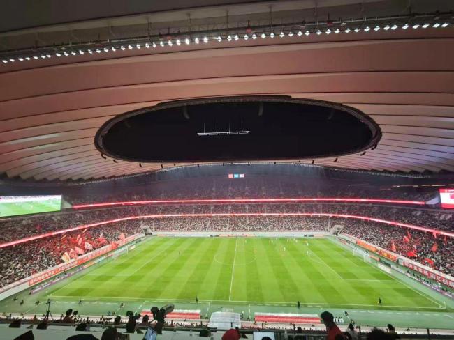 西安国际足球中心上座人数刷新纪录