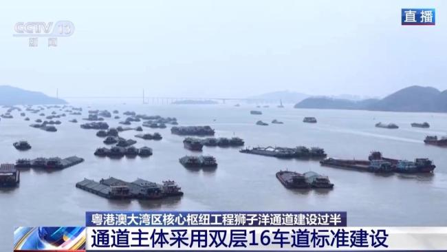 进度条刷新!粤港澳大湾区狮子洋通道建设已过半