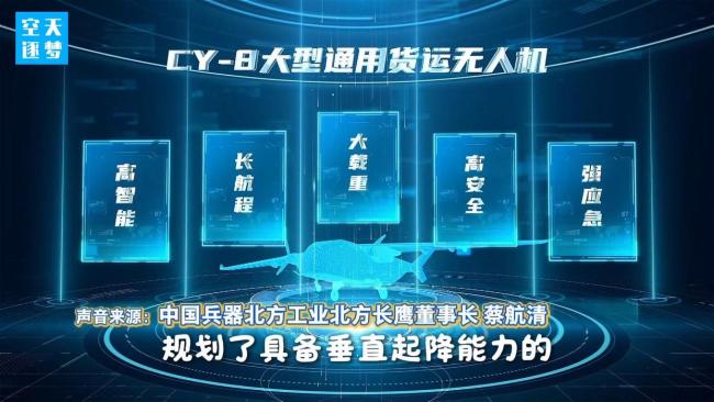 一组数据揭秘无人空中重卡 长鹰-8首飞成功