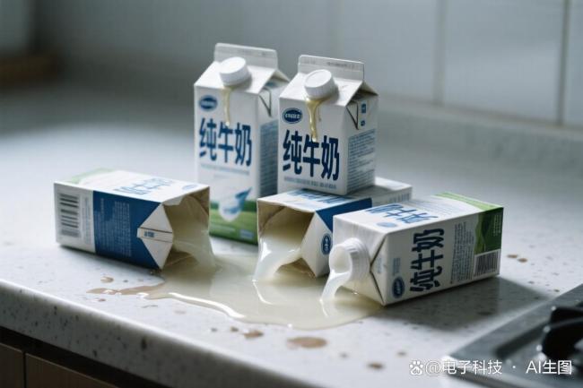 纯牛奶倒出疑似透明苦水？当地通报