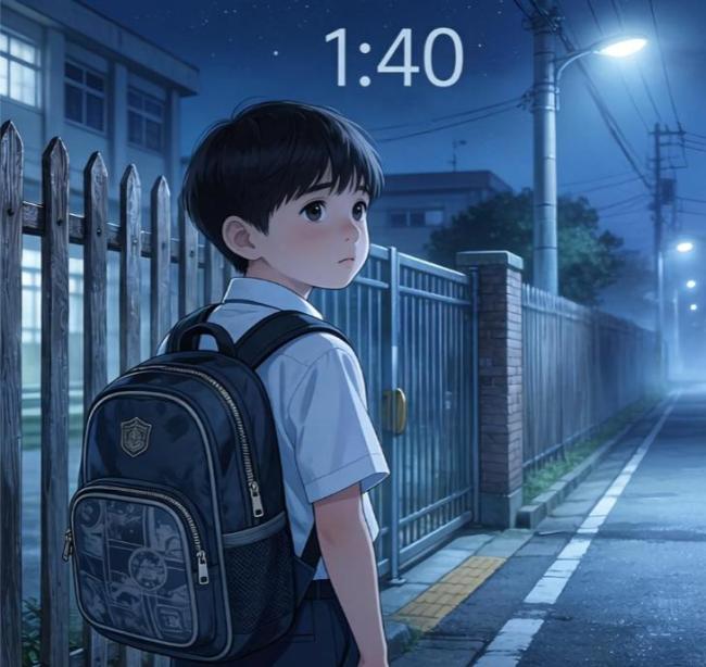 学生凌晨1点40分被送到学校