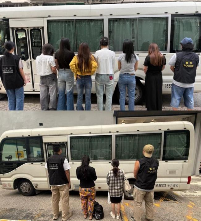 8名内地女子在港卖淫被拘捕