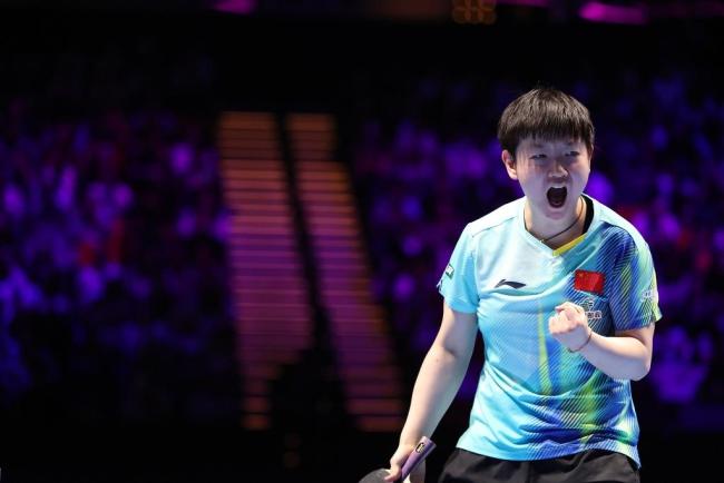 孙颖莎11比3高达