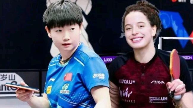 孙颖莎vs黑马冲决赛 惊险逆转晋级四强