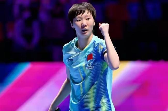 王曼昱说很开心与莎莎会师决赛 展现冠军格局