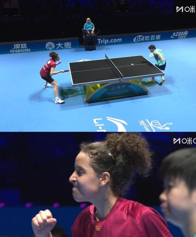 孙颖莎11比3温特 逆转胜展现实力