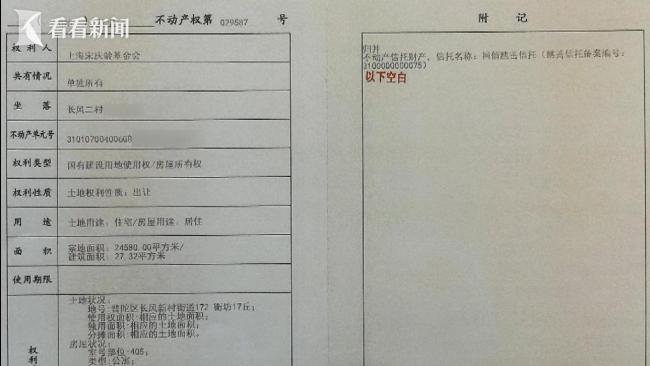 上海首例房产遗嘱慈善信托落地 柯倩老人心愿成真