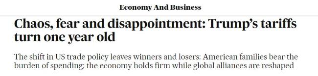 美关税政策实施一年未达预期反陷困局