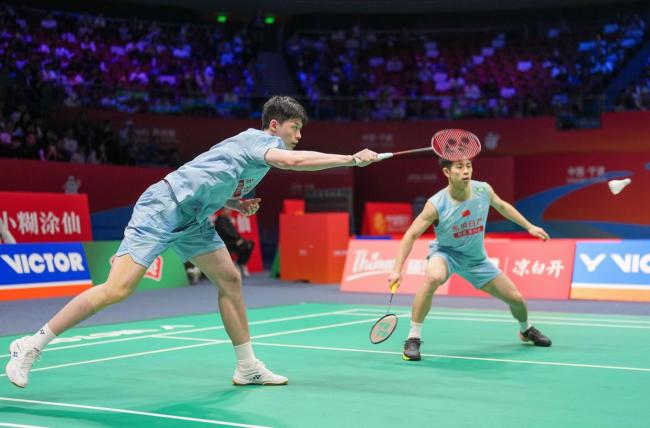 陈柏阳/刘毅无缘亚锦赛男双八强 止步十六强