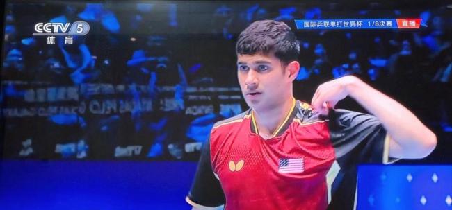 王楚钦谈美乒乓球运动员卡纳克·贾哈