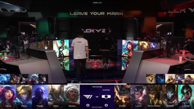 T1状态不佳1-2不敌DK