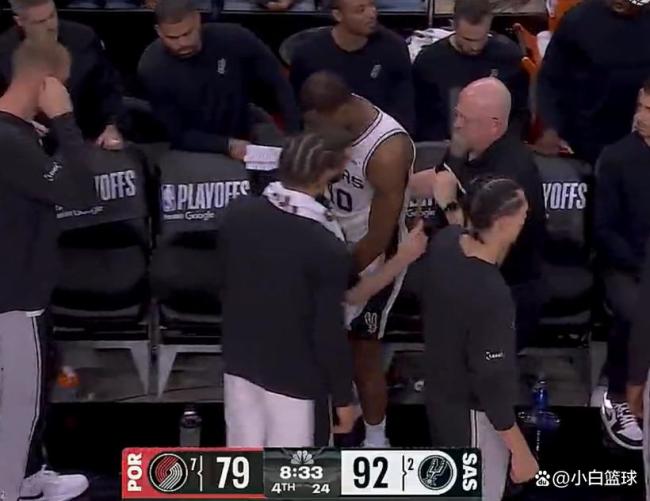 惨烈！马刺三人遭遇伤病被逆转14分 主力伤退影响战局