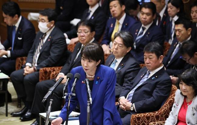 日本在野党警告高市早苗